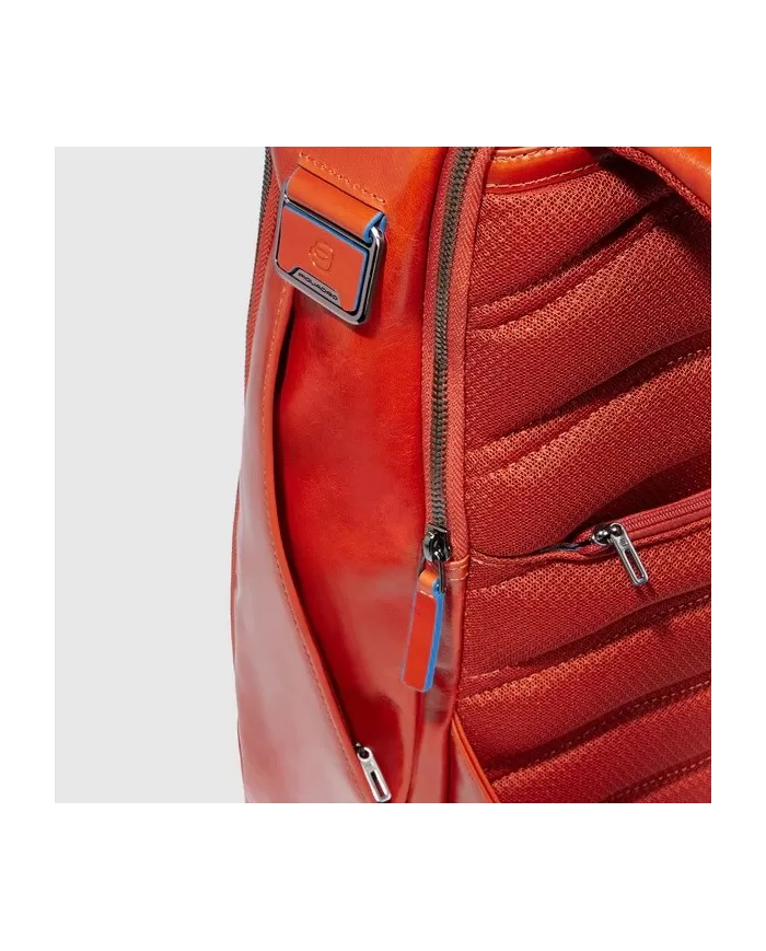 Piquadro Zaino porta pc 14" Blue square Mogano