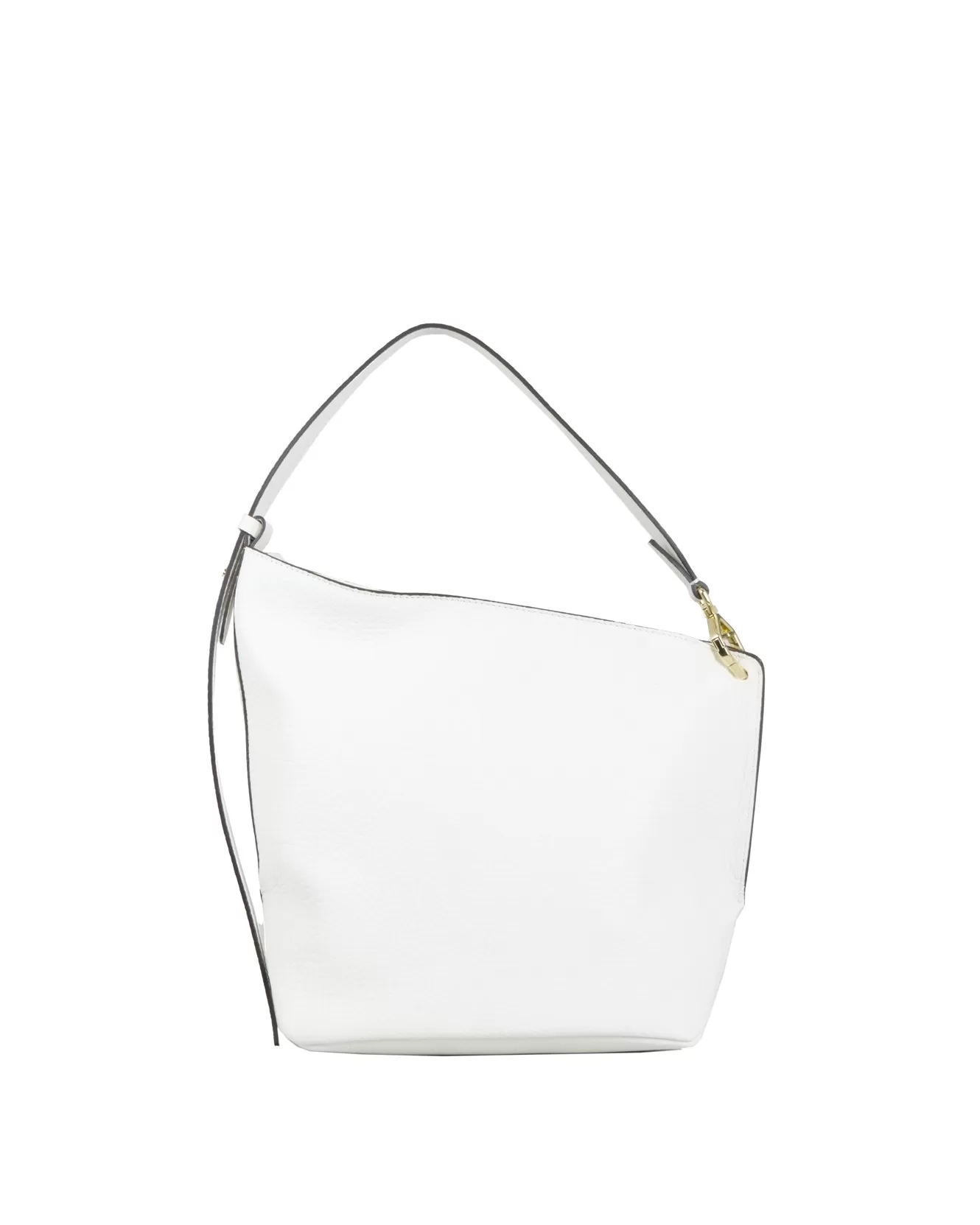 Loristella Borsa a tracolla in pelle Olivia Bianco - Foto 2 di 6