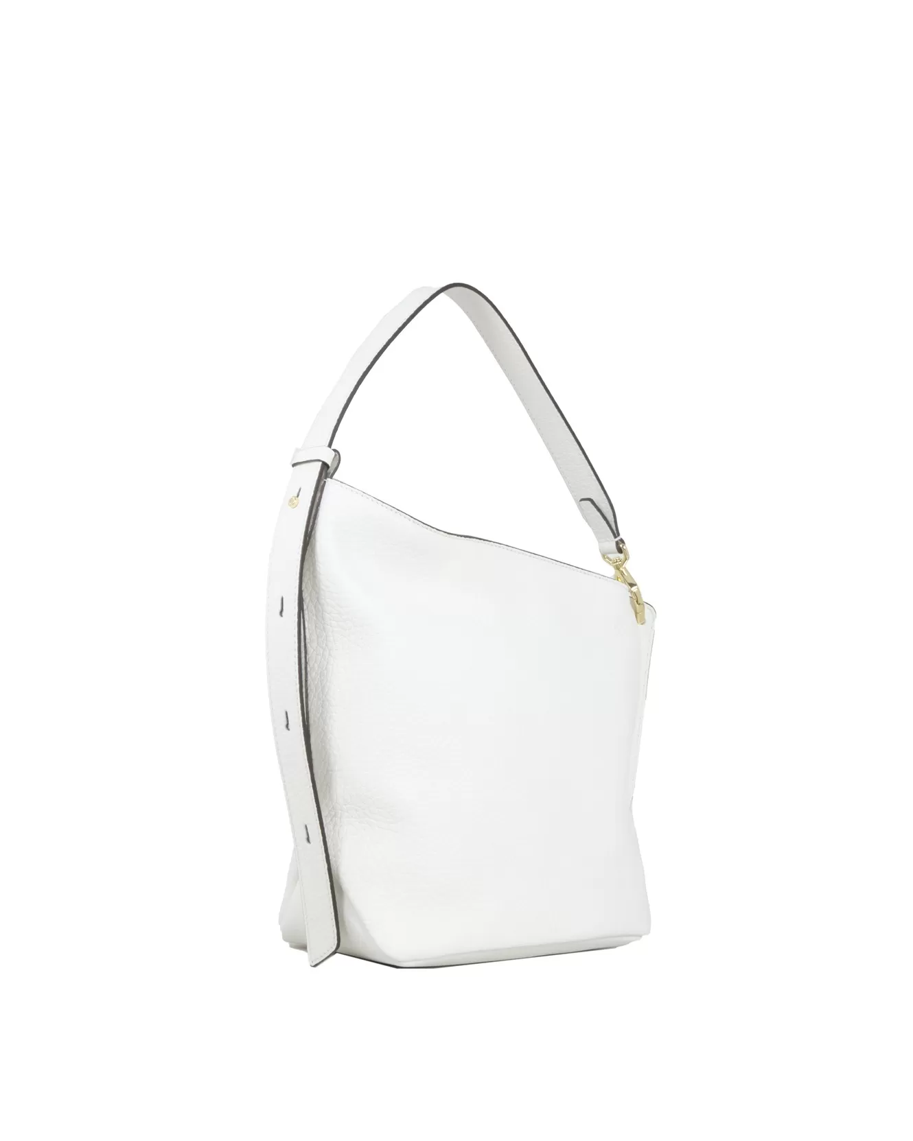 Loristella Borsa a tracolla in pelle Olivia Bianco - Foto 3 di 6