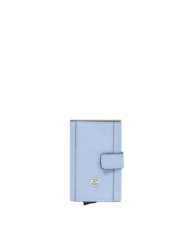 Piquadro Porta carte credito e banconote Circle W92 Azzurro/Multicolor