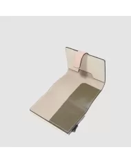 Piquadro Porta carte credito e banconote Circle W92 Rosa/Bianco