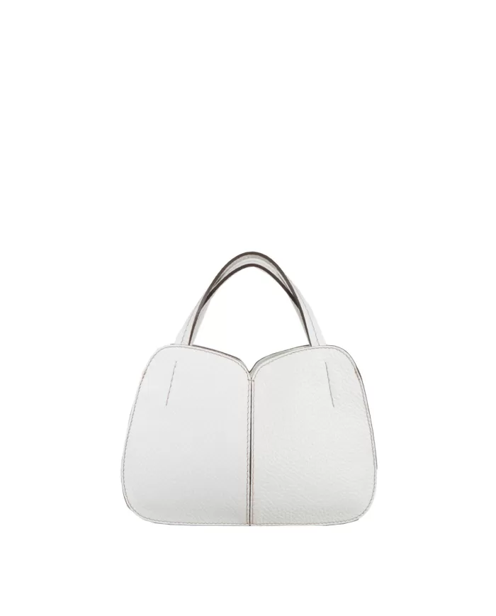 Loristella Borsa a mano piccola Irma Bianco/Cuoio Loristella Borsa a mano piccola Irma Bianco/Cuoio