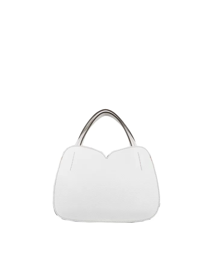 Loristella Borsa a mano piccola Irma Bianco/Cuoio Loristella Borsa a mano piccola Irma Bianco/Cuoio