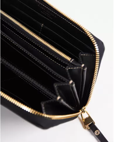 Gianni Chiarini Portafoglio in pelle liscia Nero