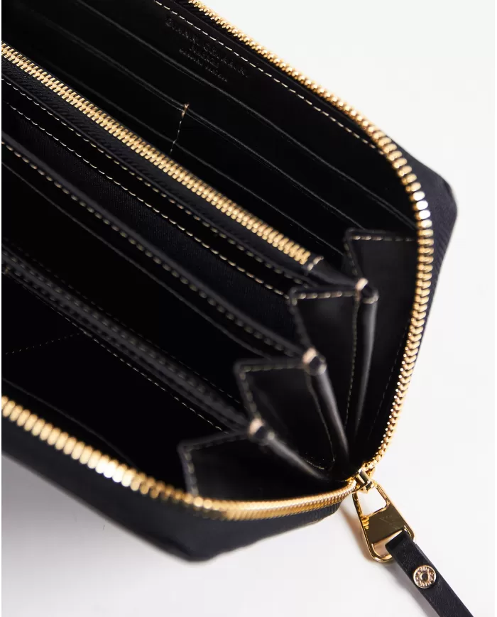 Gianni Chiarini Portafoglio in pelle liscia Nero