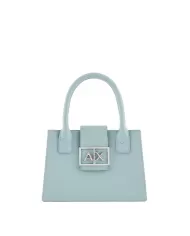 Armani Exchange Borsa a mano piccola Celeste