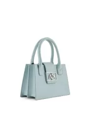 Armani Exchange Borsa a mano piccola Celeste