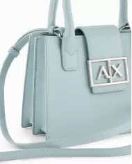 Armani Exchange Borsa a mano piccola Celeste