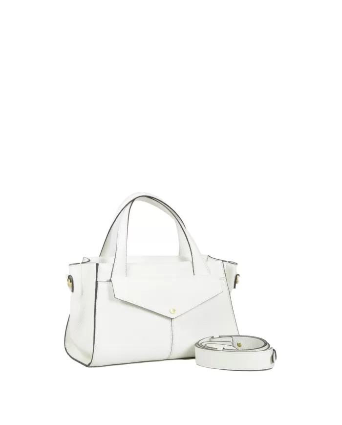 Loristella Borsa piccola Muriel con pochette Bianco