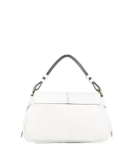 Loristella Borsa a tracolla in pelle Clea Bianco