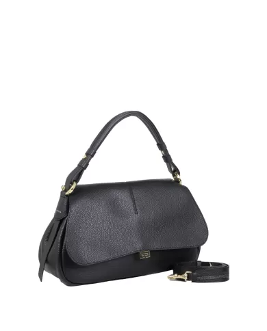 Loristella Borsa a tracolla in pelle Clea Nero