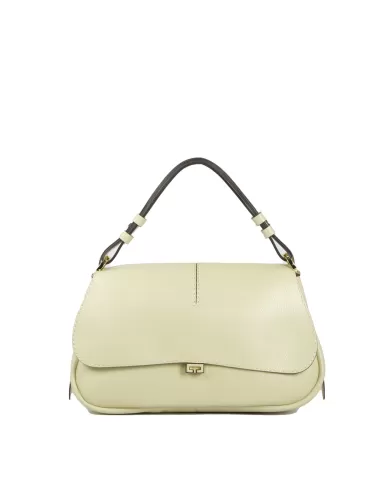 Loristella Borsa a tracolla in pelle Clea Verde chiaro