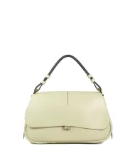 Loristella Borsa a tracolla in pelle Clea Verde chiaro