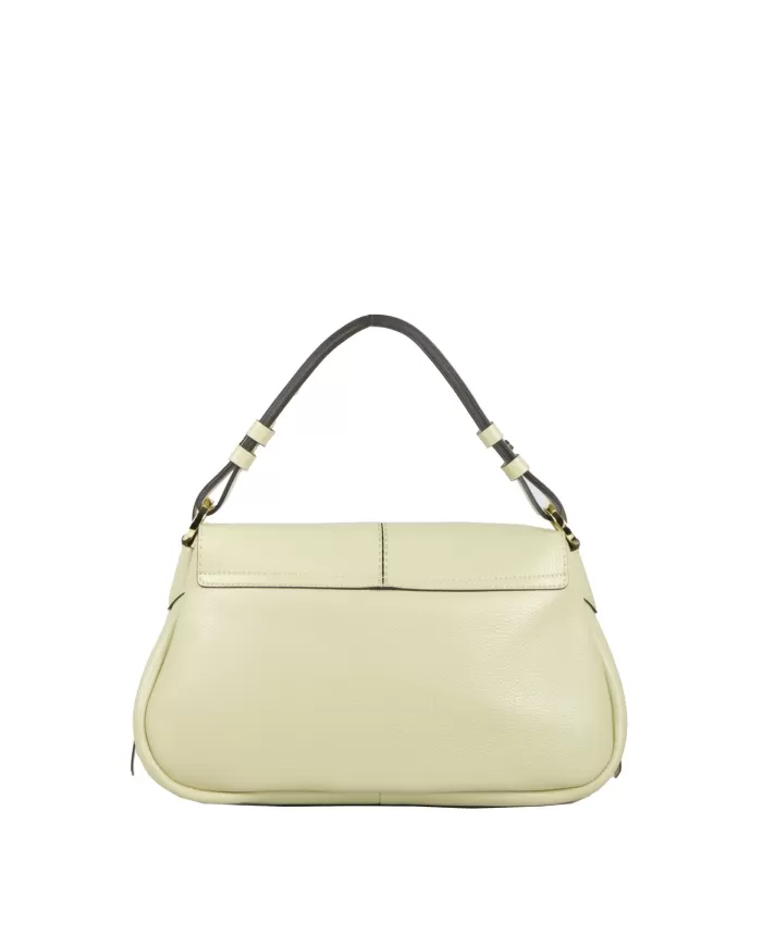 Loristella Borsa a tracolla in pelle Clea Verde chiaro