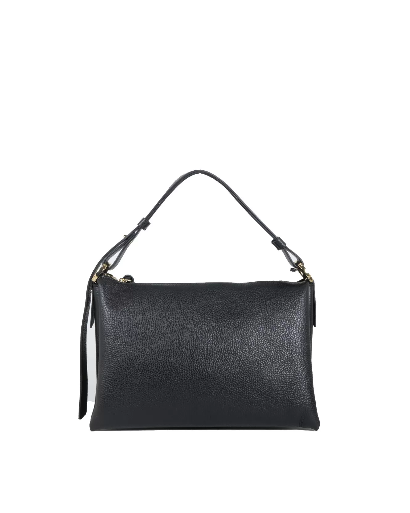Loristella Borsa in pelle a tracolla Kim Nero - Foto 2 di 5