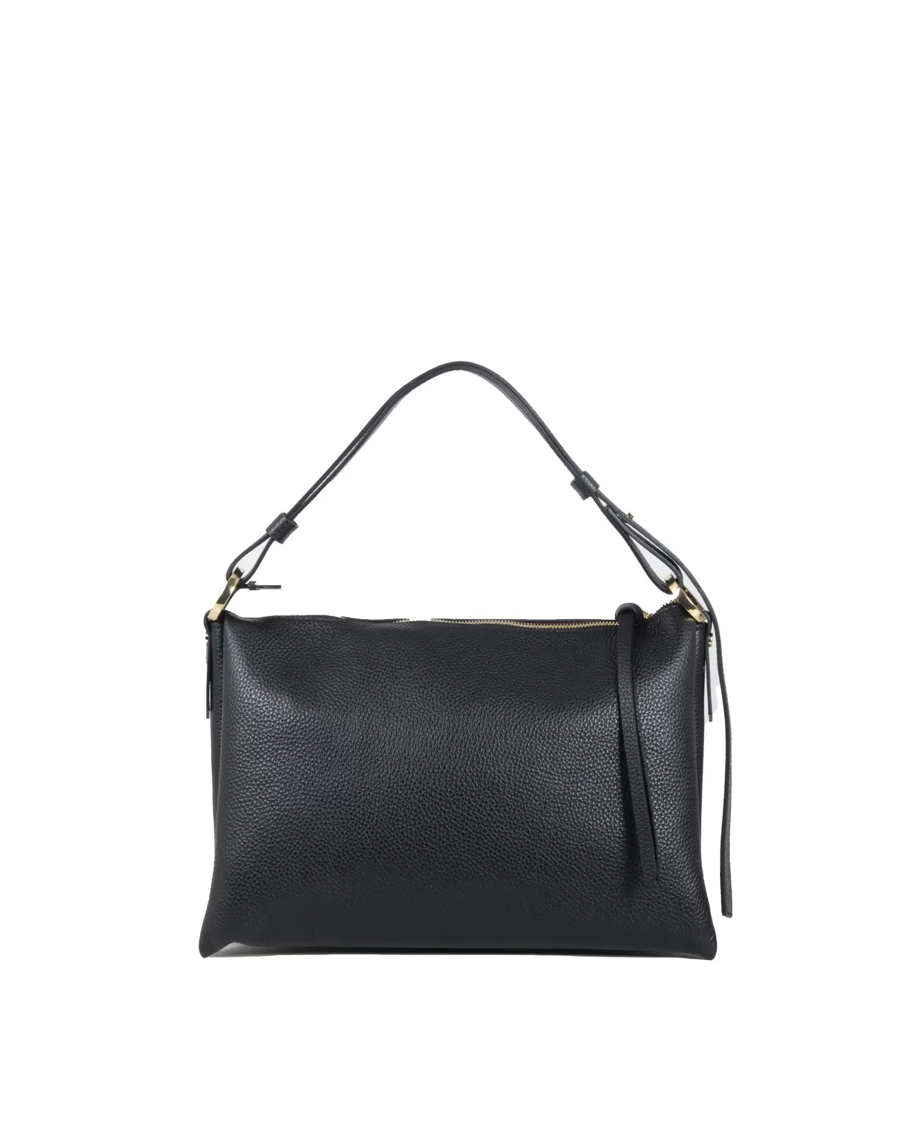 Loristella Borsa in pelle a tracolla Kim Nero - Foto 4 di 5