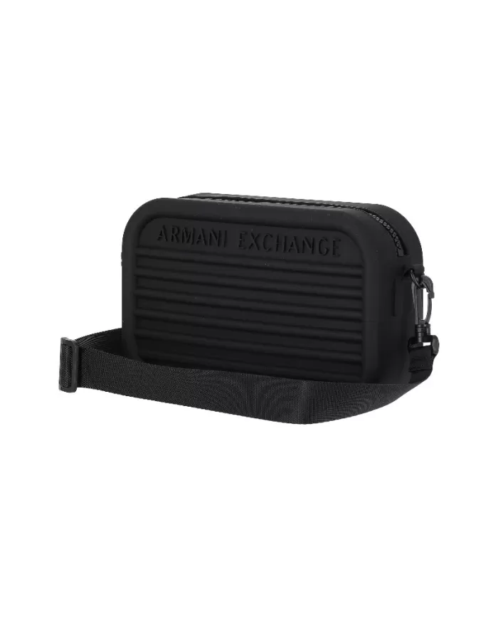 Armani Exchange Tracolla in silicone Nero Armani Exchange Tracolla in silicone Nero