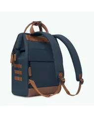 CABAIA Zaino Medio cordura Chicago Blu/Cuoio