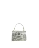 Visona Borsa piccola laminata Linda Platino