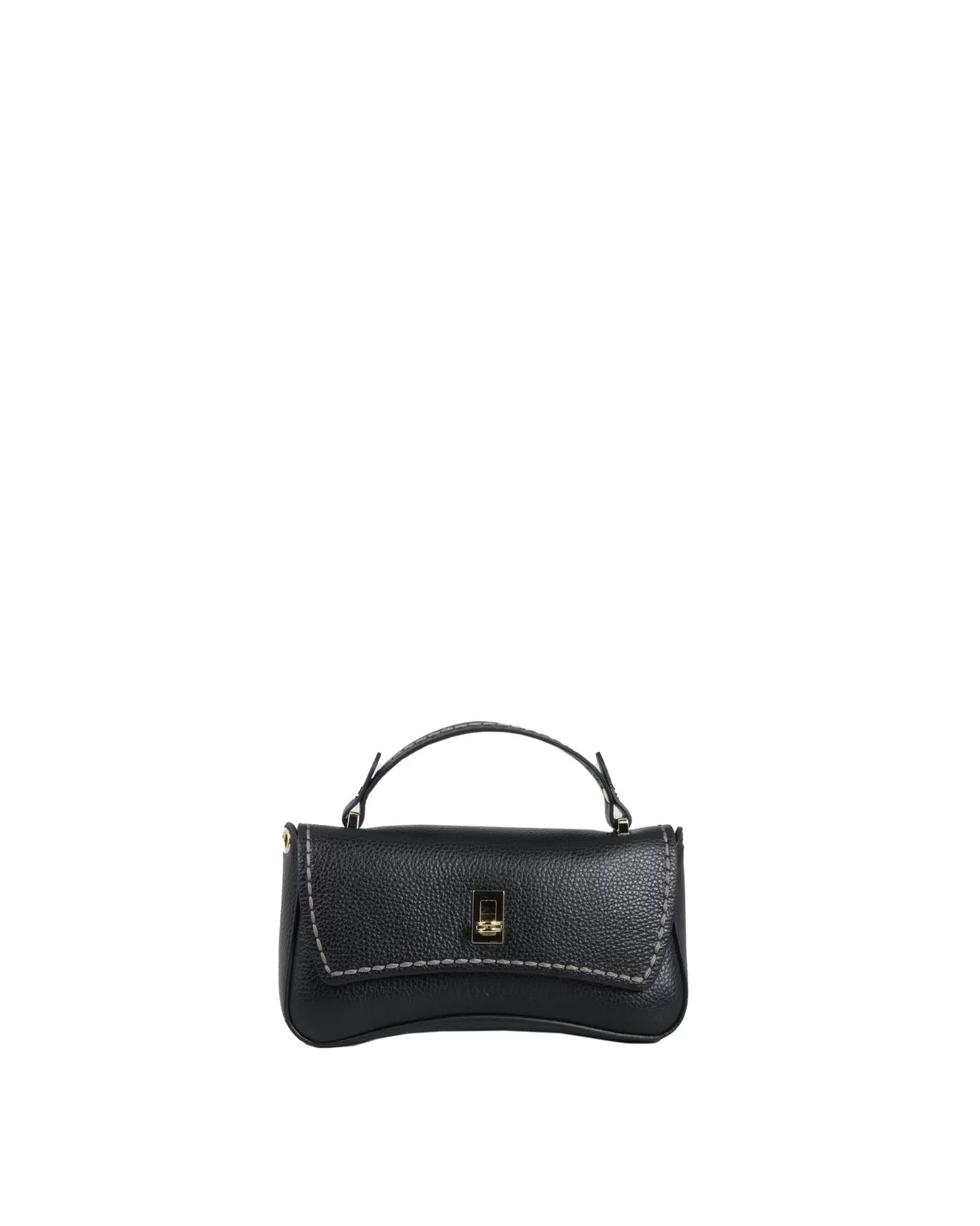 Visona Borsa a mano Mini Bag Nero - Picture 2 of 6