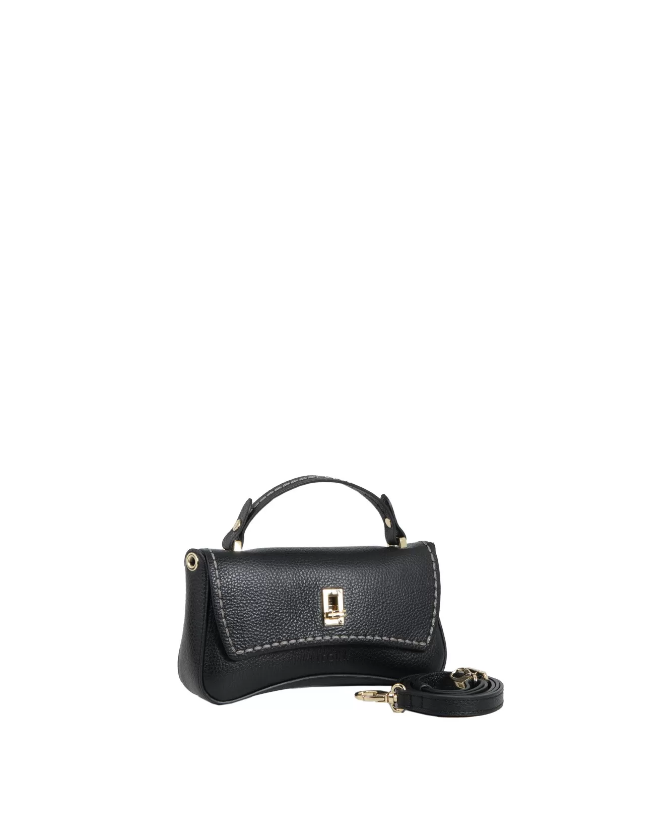 Visona Borsa a mano Mini Bag Nero - Picture 3 of 6
