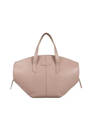 Visona Borsa a mano media Sunrise Cipria