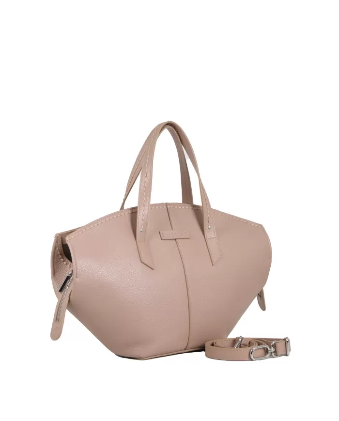 Visona Borsa a mano media Sunrise Cipria