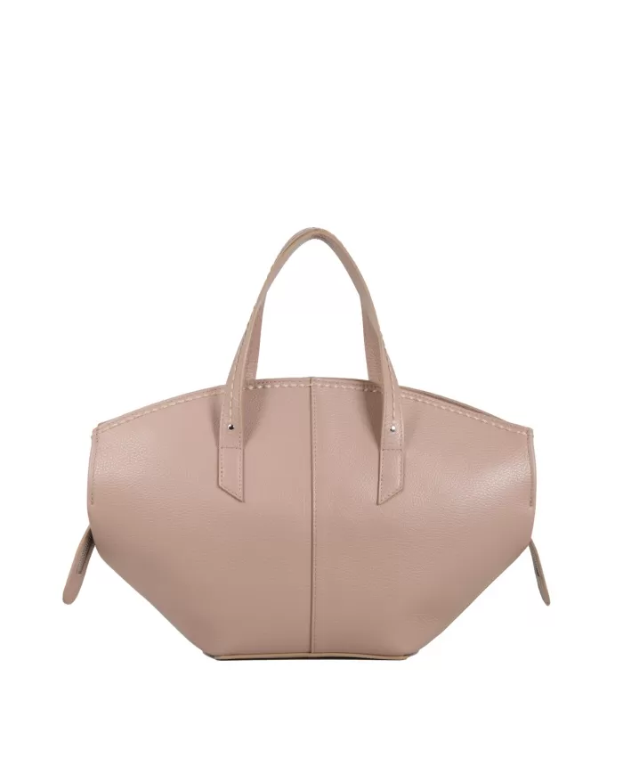 Visona Borsa a mano media Sunrise Cipria