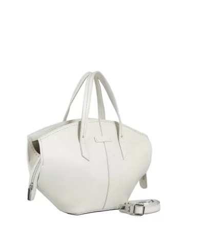 Visona Borsa a mano media Sunrise Avorio