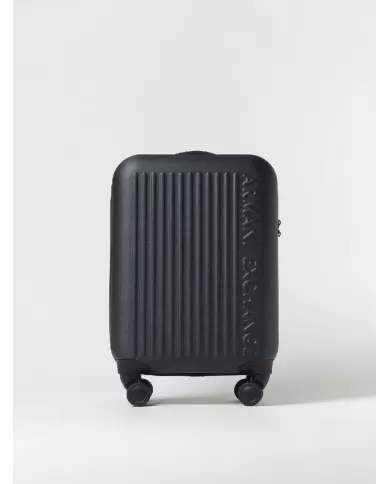 Armani Exchange Trolley bagaglio a mano Antracite