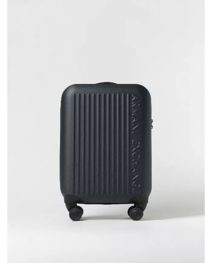 Armani Exchange Trolley bagaglio a mano Antracite