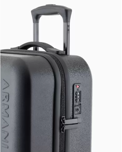 Armani Exchange Trolley bagaglio a mano Antracite