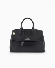 Armani Exchange Borsa a mano grande Nero