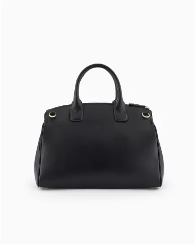 Armani Exchange Borsa a mano grande Nero