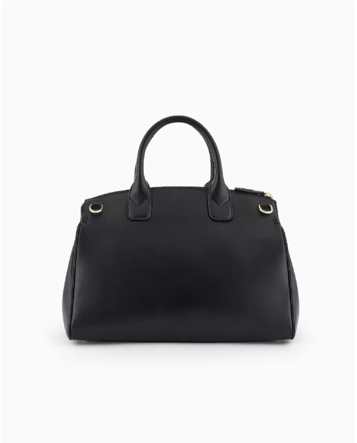Armani Exchange Borsa a mano grande Nero
