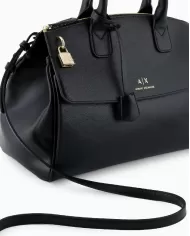 Armani Exchange Borsa a mano grande Nero