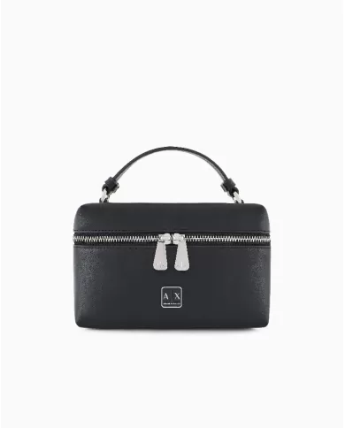 Armani Exchange Borsa beauty piccola Nero