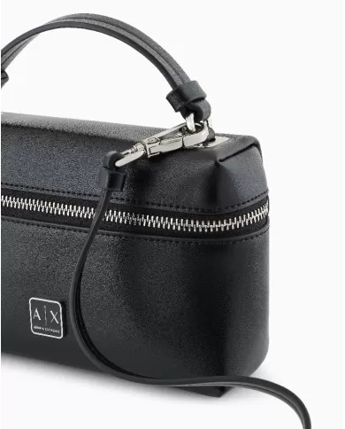 Armani Exchange Borsa beauty piccola Nero