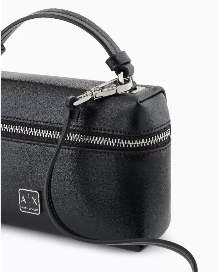 Armani Exchange Borsa beauty piccola Nero