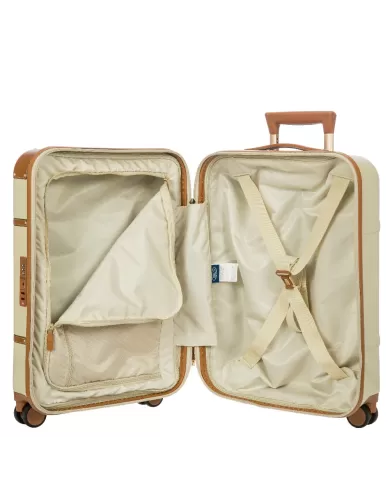 Bric's Trolley cabina Bellagio Panna/Cuoio