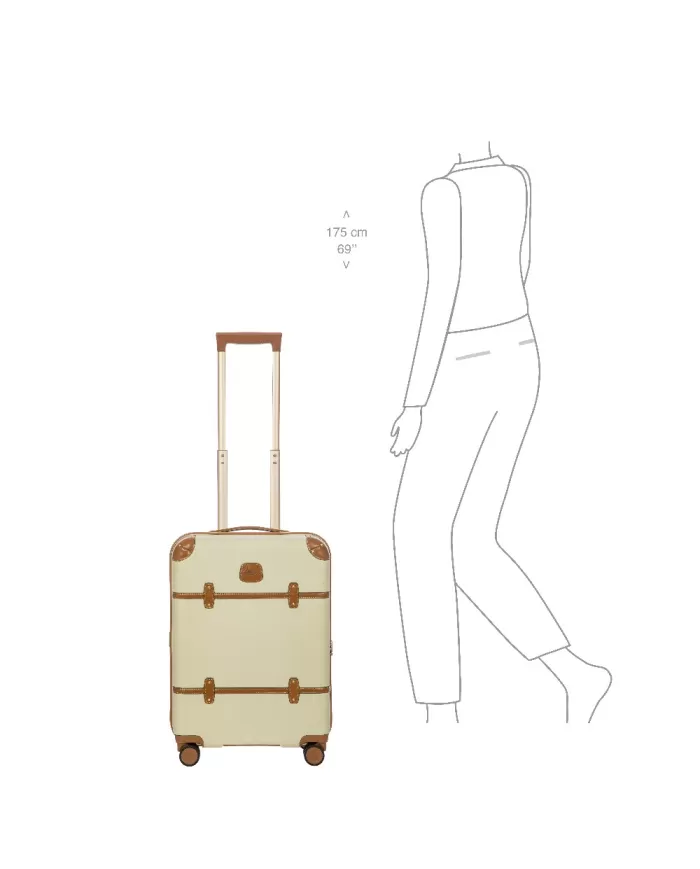 Bric's Trolley cabina Bellagio Panna/Cuoio