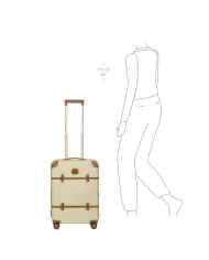 Bric's Trolley cabina Bellagio Panna/Cuoio