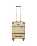 Bric's Trolley cabina porta pc Bellagio Panna/Cuoio