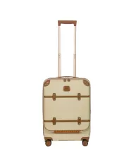 Bric's Trolley cabina porta pc Bellagio Panna/Cuoio