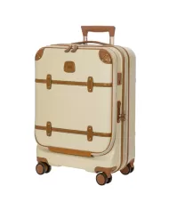 Bric's Trolley cabina porta pc Bellagio Panna/Cuoio
