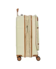 Bric's Trolley cabina porta pc Bellagio Panna/Cuoio