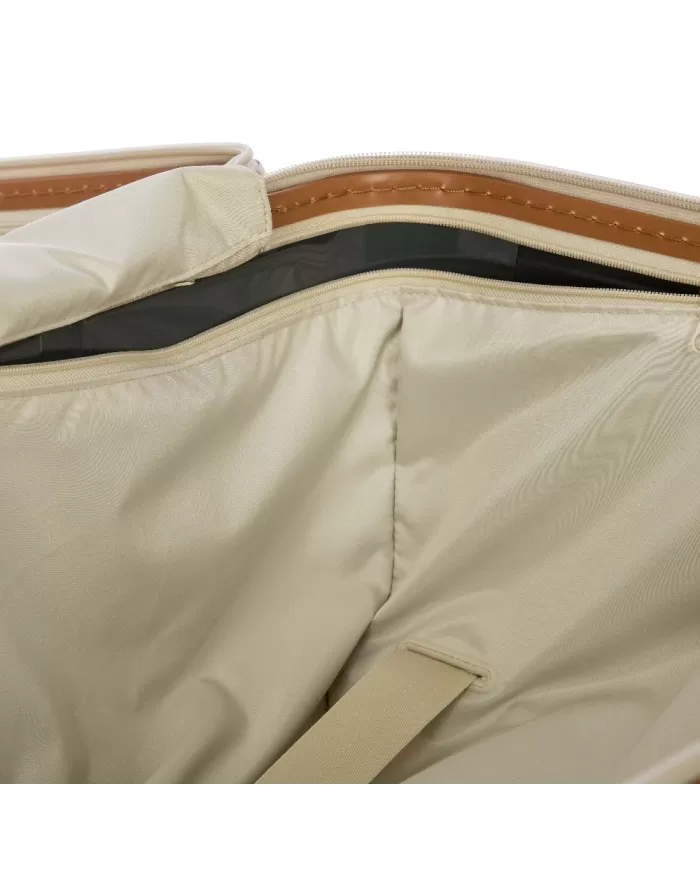 Bric's Trolley cabina porta pc Bellagio Panna/Cuoio