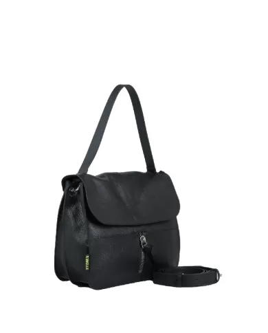 REBELLE Borsa a tracolla in pelle Carole Nero