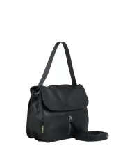 REBELLE Borsa a tracolla in pelle Carole Nero