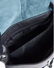 REBELLE Borsa a tracolla in pelle Carole Nero